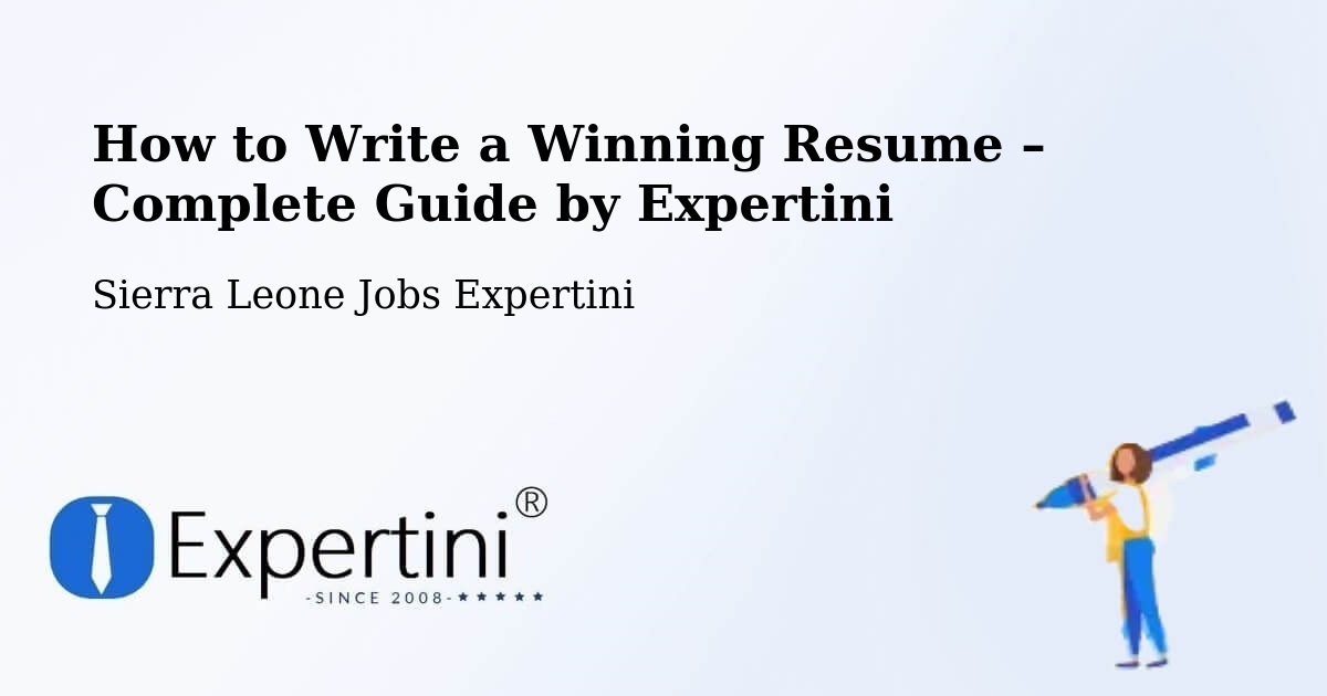 Resume Writing Guide for Job Seekers – Bindi - Bindi, Sierra Leone Jobs Expertini